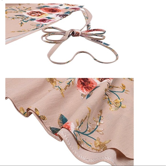 The “ Leila “ Boho Skirt in Tan - Picture 6 of 8